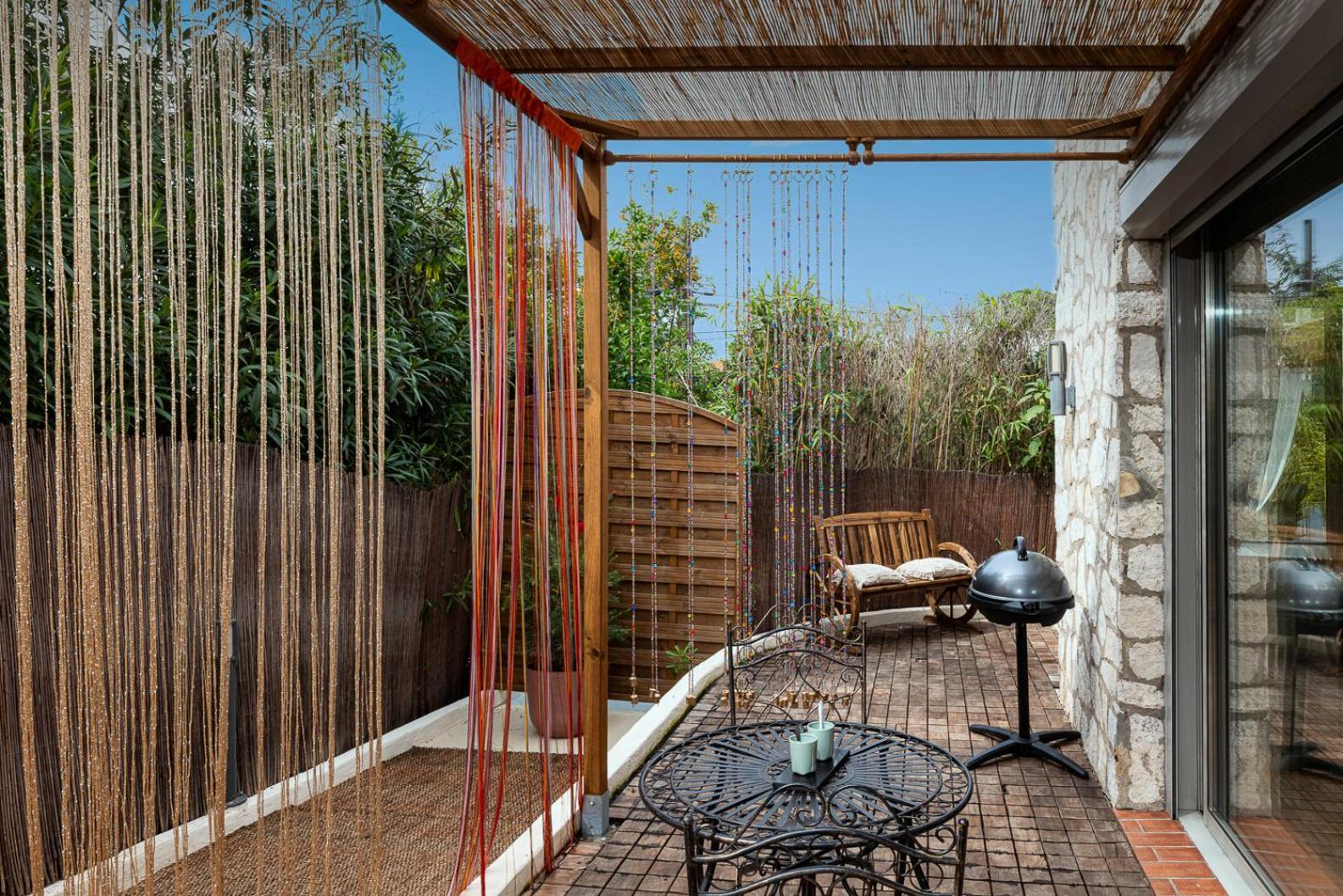 Studio Terrasse La Roulotte Du Tzigane Mandara Beach Antibes Juan-Les-Pins Bagian luar foto